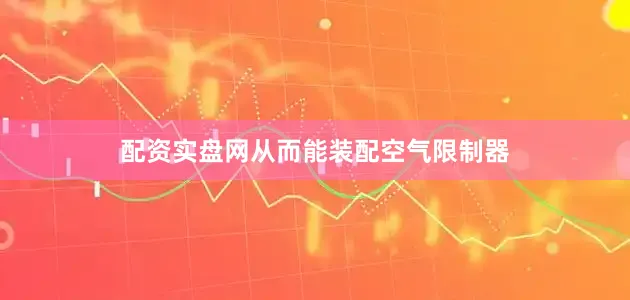 配资实盘网从而能装配空气限制器