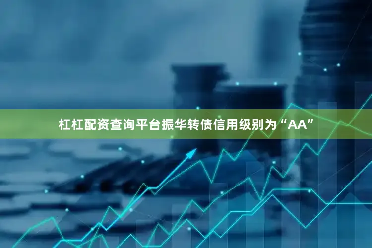 杠杠配资查询平台振华转债信用级别为“AA”